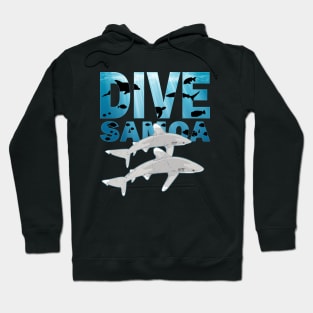 Oceanic Whitetip Shark Dive Samoa Hoodie